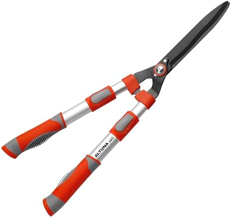Pruning J449 Telescopic Hedge Trimmer – Bi-Material Grip – Wavy Blade – Resistant and Very Light – Pruning Shears Made of Reinforced Aluminium – Suitable for Hedges and Lawns – Altuna - Image 2