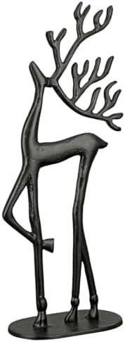 Casablanca – Decorative Figurine (Aluminium, 37.5 cm) with Reindeer Design, Black - Image 3