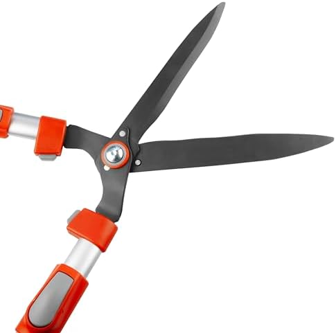 Pruning J449 Telescopic Hedge Trimmer – Bi-Material Grip – Wavy Blade – Resistant and Very Light – Pruning Shears Made of Reinforced Aluminium – Suitable for Hedges and Lawns – Altuna - Image 6