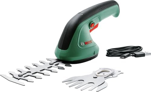 Bosch Home and Garden 0600833303 EasyShear Garden Scissors, Built-in 3.6.V Battery, Operating Time: 40 min, Blade Length: 12.cm (Hedges)/8.cm (Lawn), Green Box - Image 2