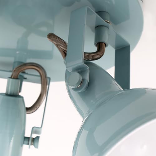 BRILONER - Ceiling Light, 3 Bulbs, Round, Classic Living Room Lighting, E14, Max. 40 W, 21 x 21 x 15.5 cm, Grey, Living Room Ceiling Lamp, Bedroom Ceiling Lamp - Image 7