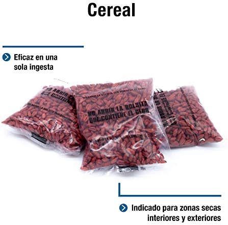 Protect Home High Efficiency Cereal Raticide and Power of Attraction for Dry Zones, Rats and Mice, 150 g, Red, 150 G - Image 4