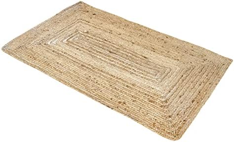 HAMID Alfombra Yute Alhambra Color Natural - Alfombra 100% Fibra de Yute, Trenzado a Mano, Alfombras de Salón, Comedor, Dormitorio, Pasillos, Color Natural (60x110cm) - Image 14