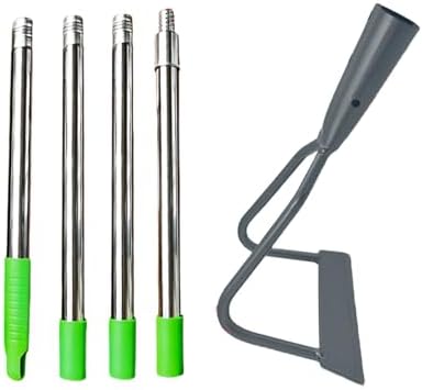 Herramienta de jardín de acero inoxidable con postes ajustables, pala profesional de eliminación de malas hierbas para jardinería al aire libre, herramienta de jardín multifuncional - Image 5