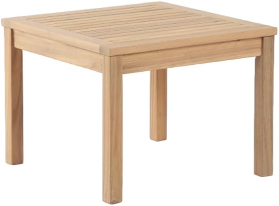 BAÏTA - 2 seater Rio garden lounge in FSC bleached Acacia Wood with raw cushions, Banquet set, armchairs and coffee table Outdoor Furniture - Image 7