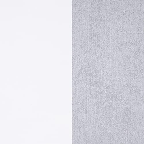 Habitdesign Hallway with Drawer and Mirror, Entrance Cabinet, Tekkan Model, Finished in Artik White and Cement Grey, Measurements: 75 cm (W) x 116 cm (H) x 29 cm (D) - Image 7