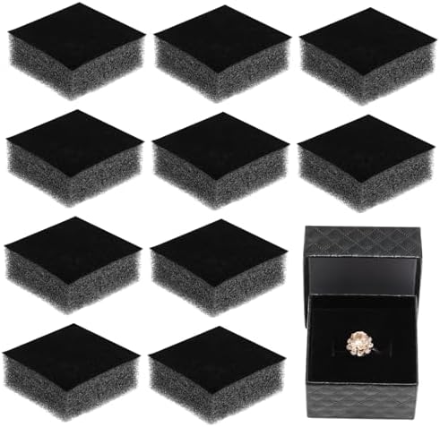 20 Pieces Jewelry Box Inserts Sponge Protective Organizer Storage Rings Accessories Home and Store - Image 2