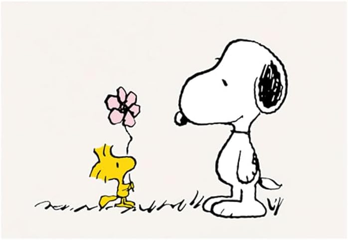 Set of 6 Wooden Paintings, Living Room Decoration, Modern, Bedroom, Bedroom, Children's Room, Drawings, Plush Toys, Snoopy with Metal Hangers, (29 x 20 cm Each Picture) - Image 6