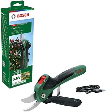 Bosch tijeras de podar a batería EasyPrune (batería de 3,6 V integrada; 450 cortes por recarga; recargable con cable micro USB; en embalaje de cartón) - Image 2