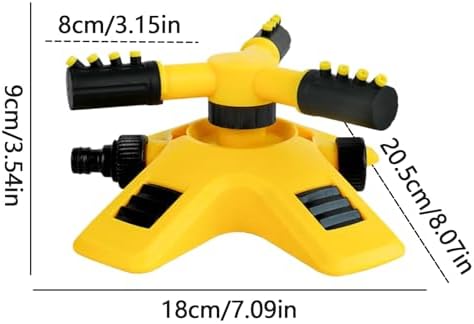 Lawn Water Sprinkler, 360° Rotating Lawn Sprinkler, Outdoor Watering Tool for Even Yard Coverage, Fun Summer Water Game for Backyard, Kids - Image 3