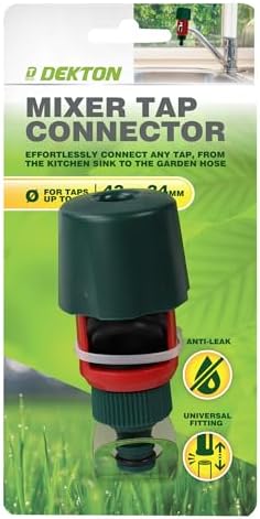 DEKTON Multi Tap Adapter, Durable and Easy to Install Connector for Garden Hoses, Perfect for Drip Irrigation Systems and Irrigation Tools, Universal Fit and Compatibility - Image 2