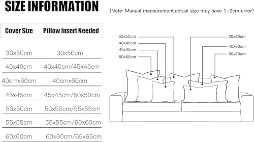 JOTOM Set of 4 Outdoor Cushion Covers Waterproof 30x50cm Geometric Modern Outdoor Pillow Covers Decorative for Patio Garden Bedroom Sofa Chair Bed - Image 10