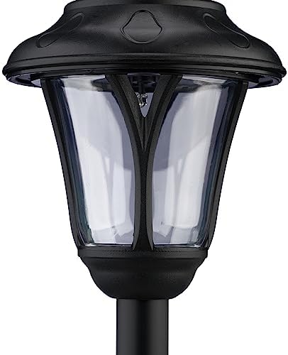 Relaxdays Pack of 10 LED Solar Lights, Outdoor Lanterns with Stake, 39 x 11 cm, Modern Garden Lighting, Black, 39 x 11 x 11 cm - Image 9