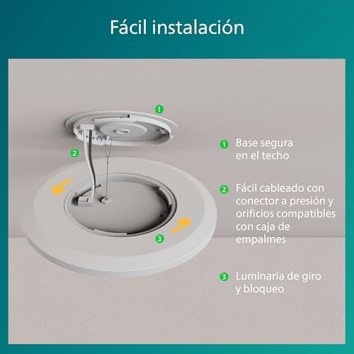 Philips Superslim Ceiling Light, Functional LED Ceiling Light, White, Warm White, Dimmable 27 K - 18 W - Image 9