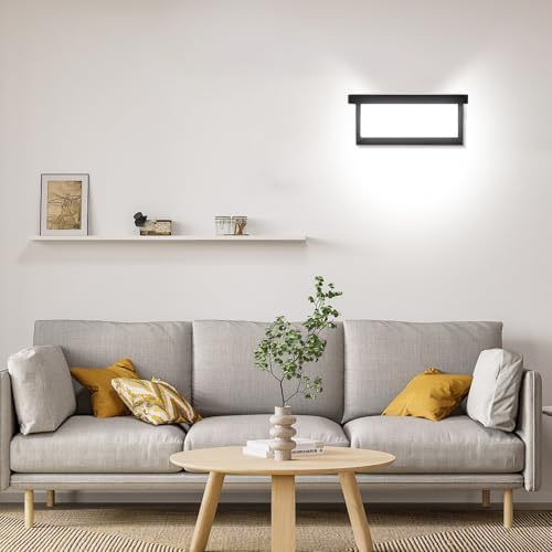 YICALE Outdoor Wall Light 18 W Outdoor Wall Lamp Waterproof IP65 LED Light Ilighting 6500 K Aluminium LED Wall Light for Garden, Terrace, Patio, Villa, Hallway - Image 9