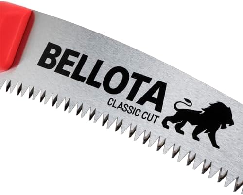 Bellota 450BIMR13 Leon Pruning Saw with 13" Curved Blade, Japanese Serrated and Straight Bi-Material Handle, Includes Case - Image 5
