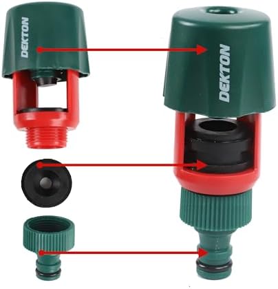 DEKTON Multi Tap Adapter, Durable and Easy to Install Connector for Garden Hoses, Perfect for Drip Irrigation Systems and Irrigation Tools, Universal Fit and Compatibility - Image 6