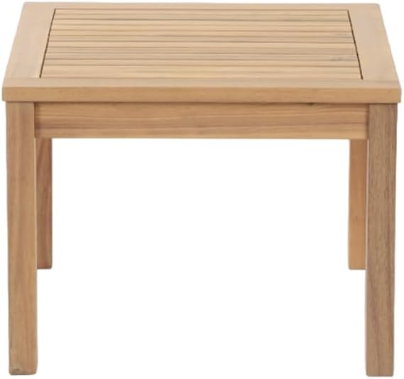 BAÏTA - 2 seater Rio garden lounge in FSC bleached Acacia Wood with raw cushions, Banquet set, armchairs and coffee table Outdoor Furniture - Image 6