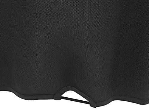 Amazon Basics Outdoor Gas BBQ Cover Waterproof 117 x 61 x 117 cm Black - Image 6