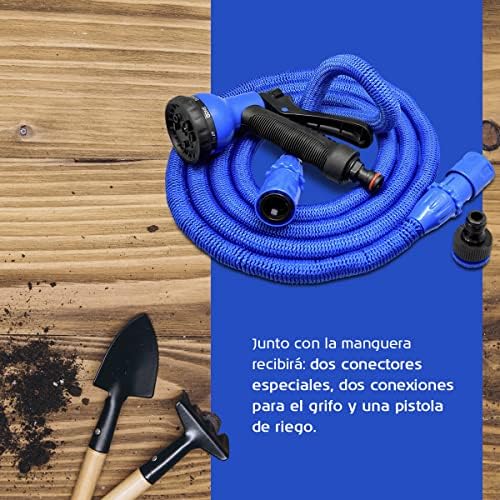 Pro C2607B Expandable Hose with Water Pressure, Blue, 7.5 m - Image 7