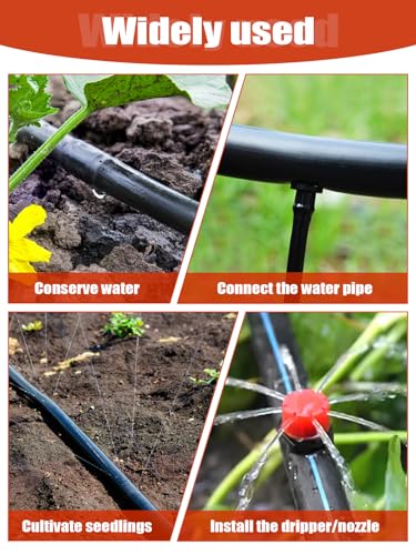 Kalolary Drip Irrigation Hole Drilling Machine, Hole Drilling Tool, Lawn and Garden Irrigation Pipe Drilling Machine for 16/20/25/32mm PE Pipe (Orange) - Image 8