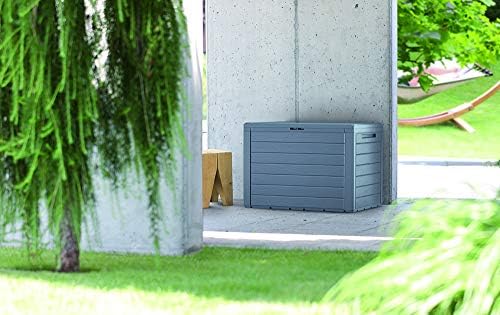 KG KITGARDEN - Multipurpose Outdoor Chest, Capacity 280L, 55 x 116 x 43.2 cm, Anthracite Grey - Image 3