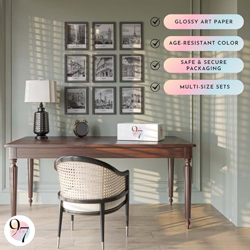 97 Decor Black and White City Wall Art Print, Cityscape Pictures, Famous Architecture, Landscape, Wall Decor, European Buildings Poster, Skyline Photo - Image 6