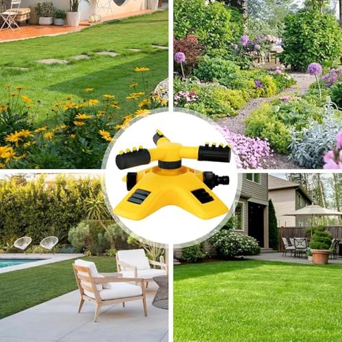 Lawn Water Sprinkler, 360° Rotating Lawn Sprinkler, Outdoor Watering Tool for Even Yard Coverage, Fun Summer Water Game for Backyard, Kids - Image 5