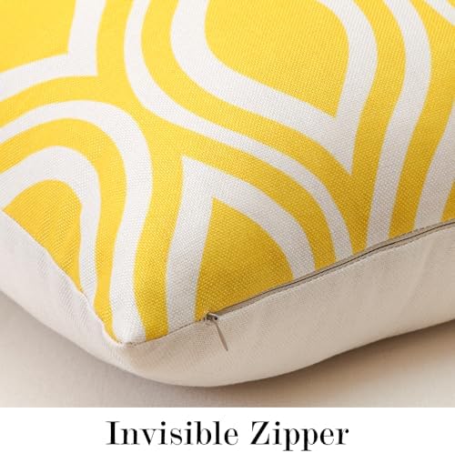 JOTOM Set of 4 Outdoor Cushion Covers Waterproof 30x50cm Geometric Modern Outdoor Pillow Covers Decorative for Patio Garden Bedroom Sofa Chair Bed - Image 8