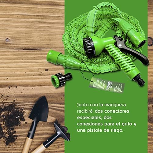 C2607A Basic Expandable Pressure Water Hose, Green, 7.5 m - Image 7