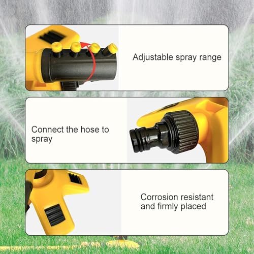 Lawn Water Sprinkler, 360° Rotating Lawn Sprinkler, Outdoor Watering Tool for Even Yard Coverage, Fun Summer Water Game for Backyard, Kids - Image 8