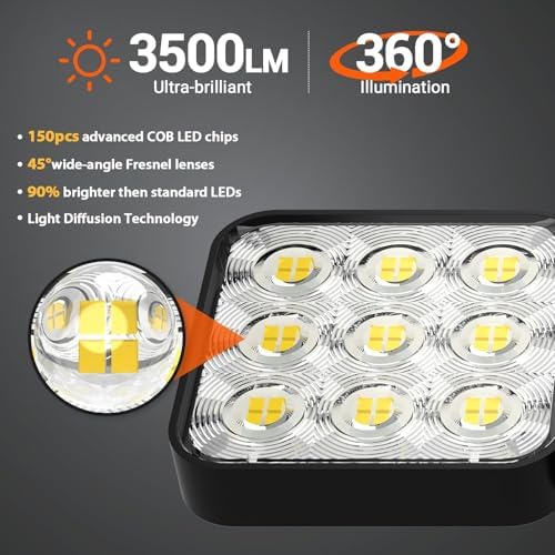GEARLITE Solar Security Lights Outdoor Motion Sensor 3500LM Solar Lights Outdoor Garden Lights with 270°Wide Lighting Angle, Up to 15 Hours, 3 Light Modes - Image 3