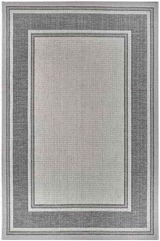 HANSE Home Cast Waterproof Indoor and Outdoor Rug, Modern Design, Two-Tone and Waterproof, Flat Weave for Garden, Balcony, Terrace, Living Room, Beige and Grey, 63 x 120 cm - Image 5