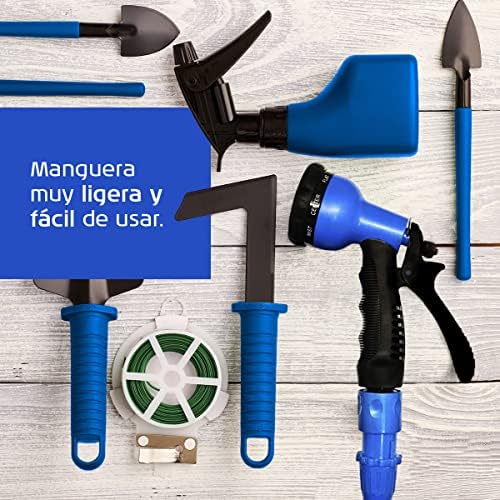 Pro C2607B Expandable Hose with Water Pressure, Blue, 7.5 m - Image 4