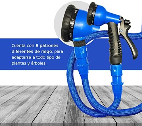 Pro C2607B Expandable Hose with Water Pressure, Blue, 7.5 m - Image 6