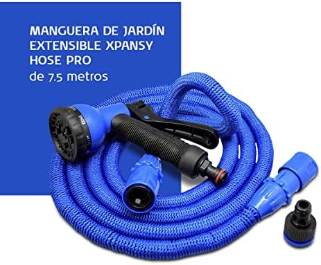 Pro C2607B Expandable Hose with Water Pressure, Blue, 7.5 m - Image 3