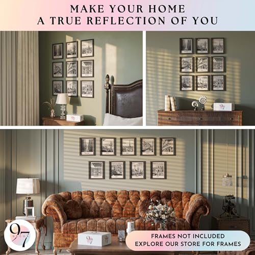 97 Decor Black and White City Wall Art Print, Cityscape Pictures, Famous Architecture, Landscape, Wall Decor, European Buildings Poster, Skyline Photo - Image 5