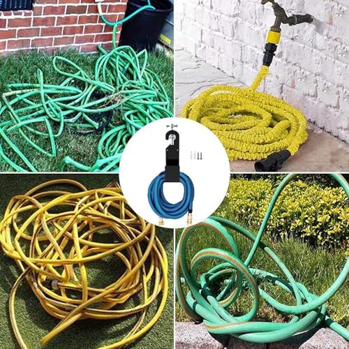 Outdoor Hose Holder,Metal Heavy Duty Hose Hook - Gardening Accessories For Irrigation Cleaning And Use On Terraces Fences And Outdoor Spaces - Image 5