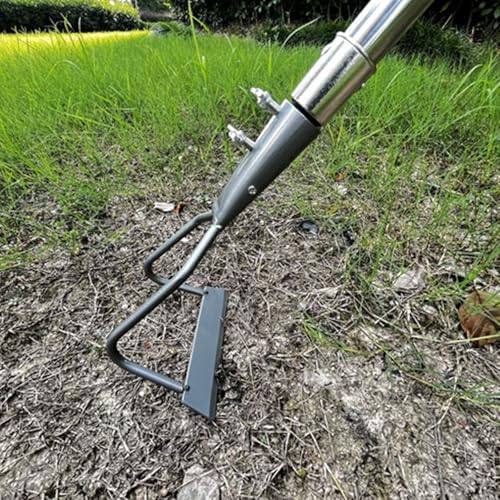 Herramienta de jardín de acero inoxidable con postes ajustables, pala profesional de eliminación de malas hierbas para jardinería al aire libre, herramienta de jardín multifuncional - Image 9