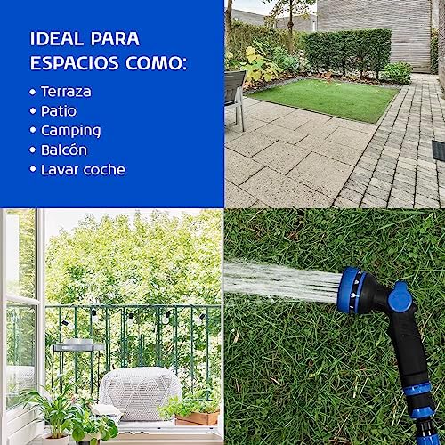 Expandable garden hose that multiplies its size by 2 times with the water pressure, water comfortably and with the latest technology in terms of hoses. - Image 8