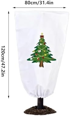Cubiertas de plantas para invierno, manta transpirable con barrera de nieve, diseño de Navidad, cubiertas de plantas al aire libre para invierno, para patio, árbol, arbusto, césped, verduras, frutas - Image 6