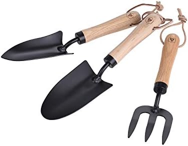 LAGUIOLE - Juego de 3 Herramientas de jardinería con Caja de Almacenamiento - - Marrón Claro - Image 2