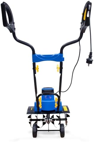 Goodyear - Electric Hoe 1500W with Wheels, Cutting Width 450 mm, Depth 180 mm, Folding Handlebar, Height Adjustable, Metal Protector, Hoe for Orchard and Garden - Image 5