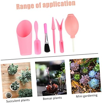 Yardwe Juego De 12 Herramientas para Macetas Kit De Jardinería para Principiantes Cubo Pala Cepillo para Plántulas Trasplante Y Limpieza del Suelo. - Image 5