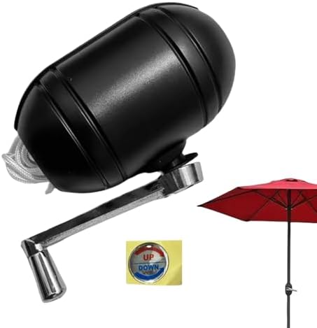 Genérico Repuestos para Sombrillas De Terraza,Accesorios para Sombrilla De Jardín - Sombrilla Duradera con Manivela Y Columna Central para Balcón, Piscina, Terraza Y Patio - Image 2