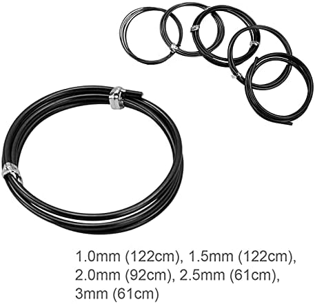 Voilamart 11 Pieces Bonsai Tool Set Carbon Steel Gardening Tool Set with 4 Bonsai Scissors Cutting Scissors, 3 Pliers, 1 Broom, 5 Aluminum Wires in Nylon Bag - Image 7