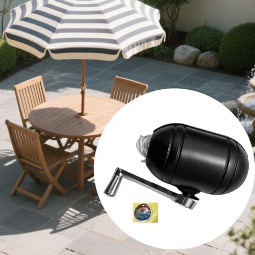 Genérico Repuestos para Sombrillas De Terraza,Accesorios para Sombrilla De Jardín - Sombrilla Duradera con Manivela Y Columna Central para Balcón, Piscina, Terraza Y Patio - Image 4
