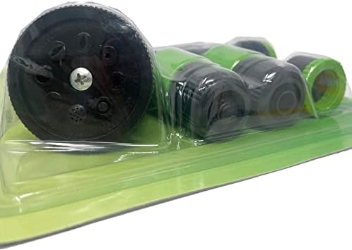 Juego de pistola de pulverización de jardín, juego de 5 pistolas de pulverización, 8 funciones, conector de manguera, herramienta de riego de agua, pistola de pulverización y adaptador de manguera - Image 4