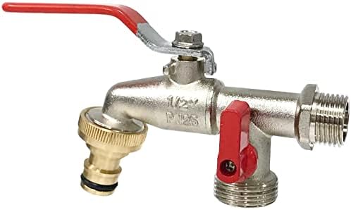 Aqua Control Garden Tap Double Outlet 1/2-3/4 + Bonus Pack with Connector to Hose + Adapter to 12 and 16 mm Drip Pipe + 4 mm Micro Tube Adapter - Image 7