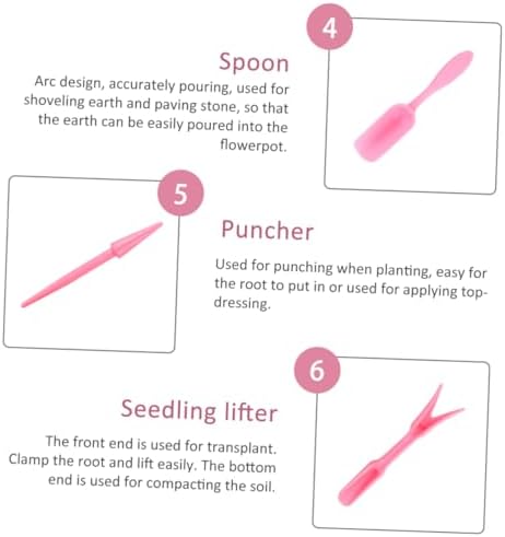 Yardwe Juego De 12 Herramientas para Macetas Kit De Jardinería para Principiantes Cubo Pala Cepillo para Plántulas Trasplante Y Limpieza del Suelo. - Image 6